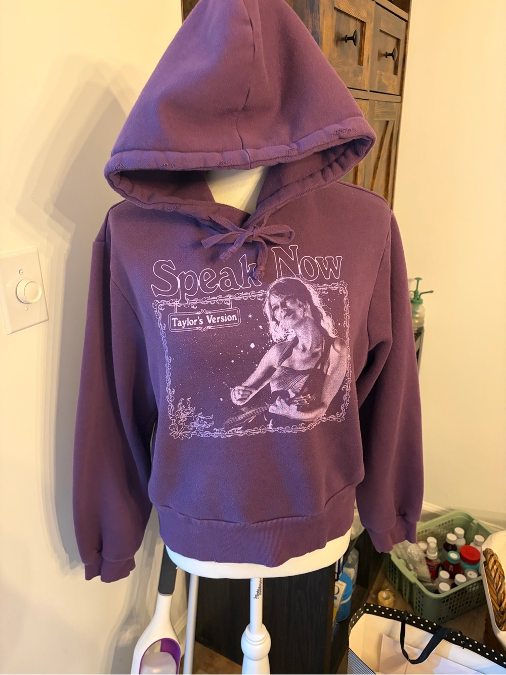Taylor Swift Purple Speak Now Graphic Hoodie